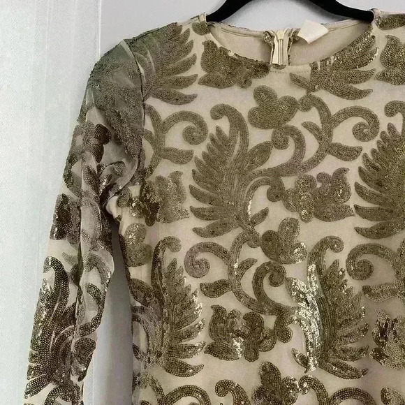 Monaco Elegant Sequin Mermaid Dress - Picture 2 of 7